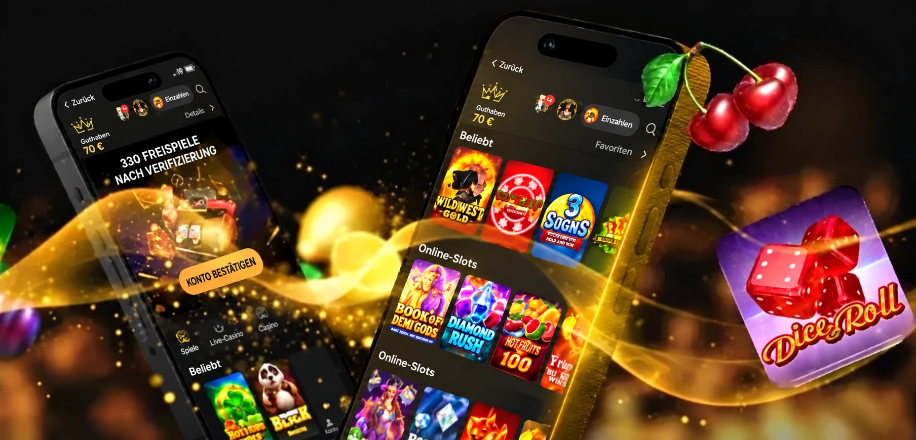 Spiele in der Princess Casino App