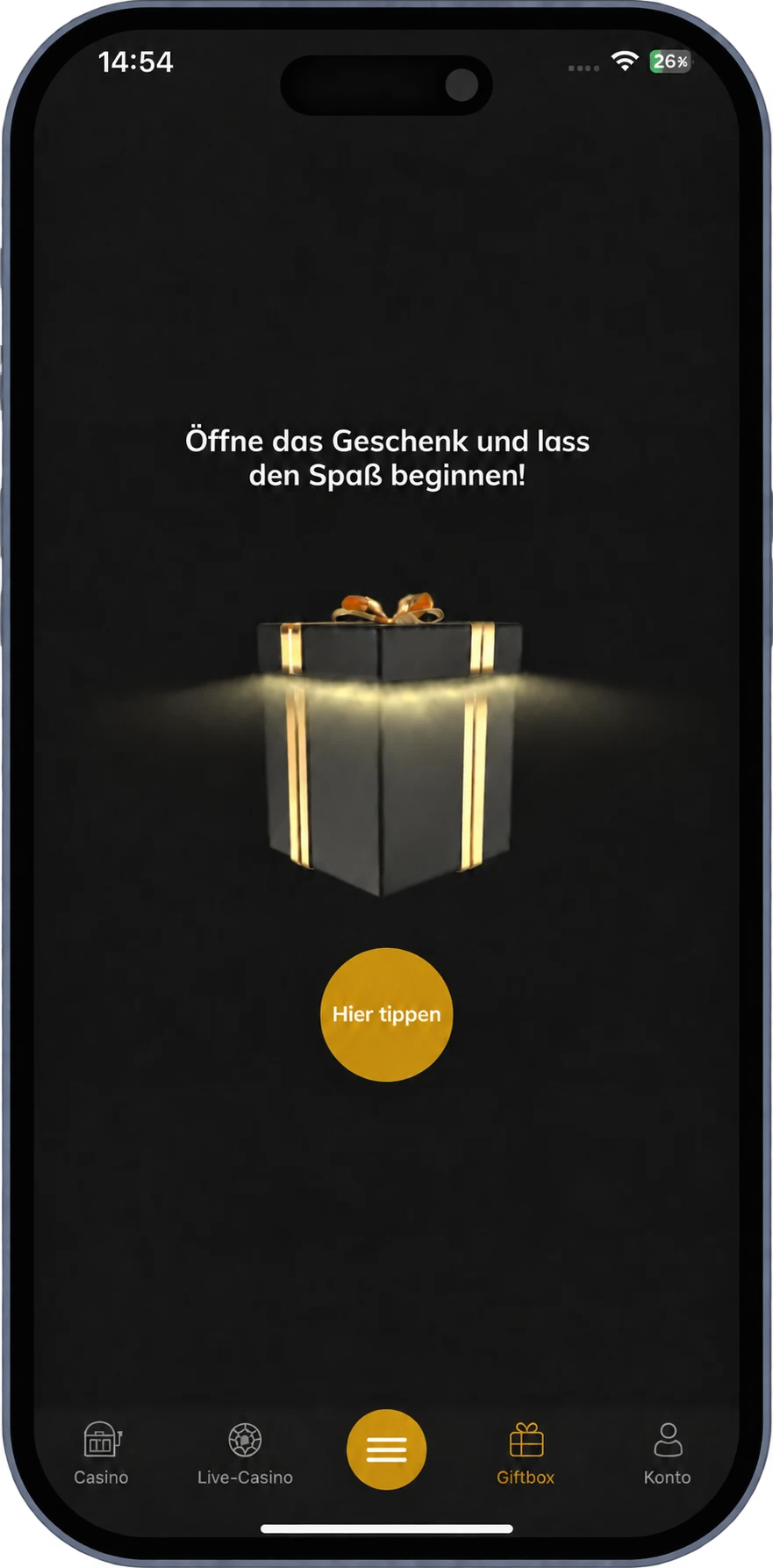 Personalisierte Oberfläche